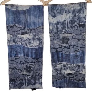 Vintage Tie Rack Art of the Scarf %100 Polyester Scarf Made in Italy